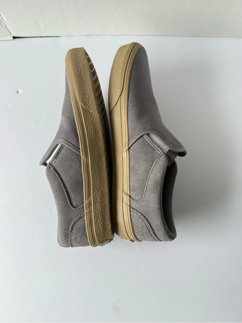 Vans Asher Sneakers Slip On Crepe Frost Gray  Low Top Men’s Size 9 751505 New